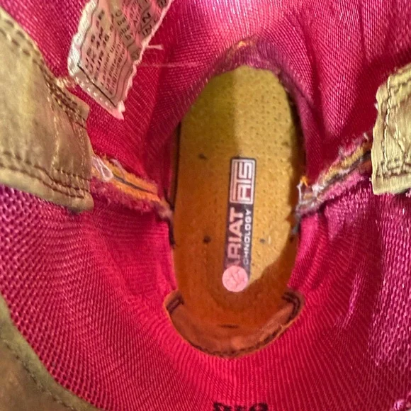 Ariat Greyish-tan Suede Embroidered Heeled Boots - Picture 10 of 13